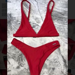 Blackbough scarlet bikini